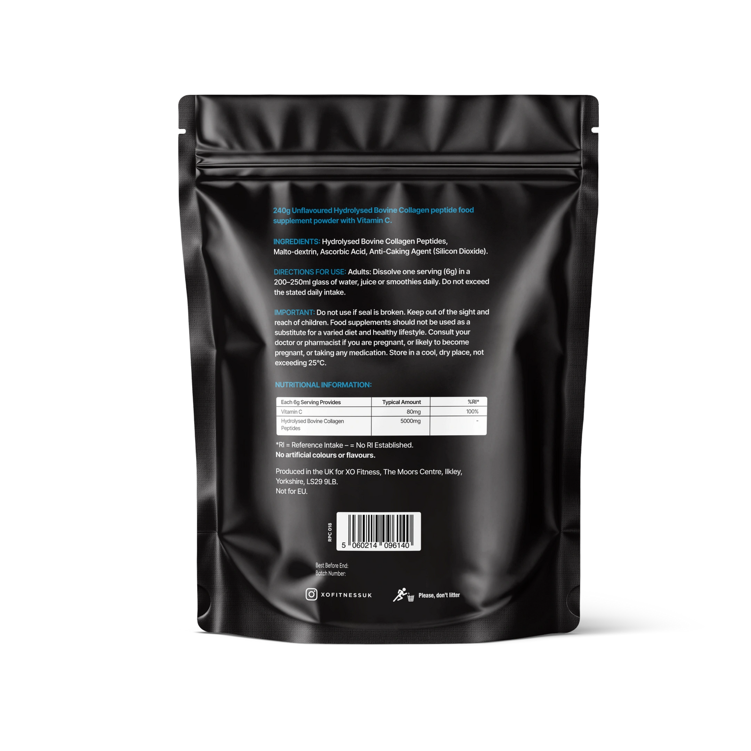 Unflavoured Collagen Powder - 40 Servings