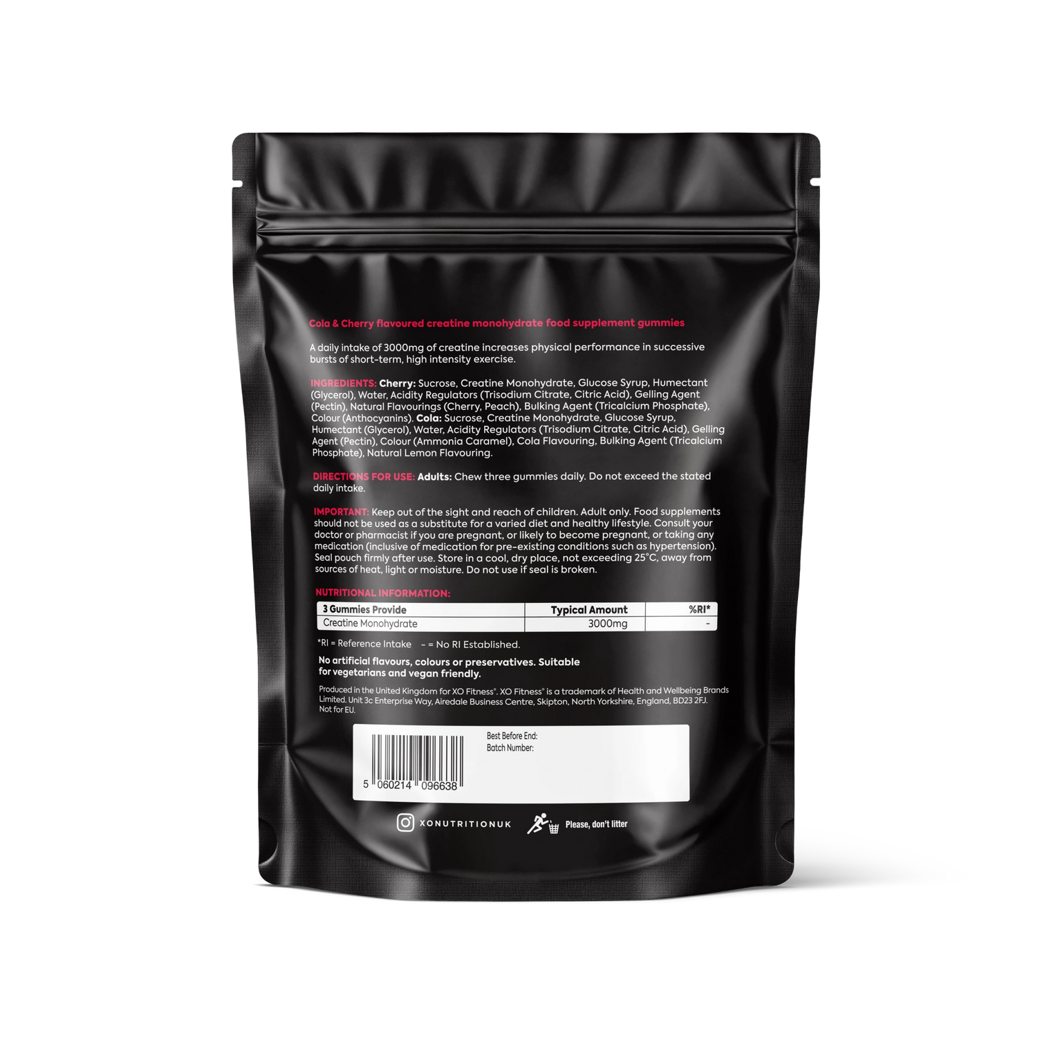 Creatine Gummies - 60 Count