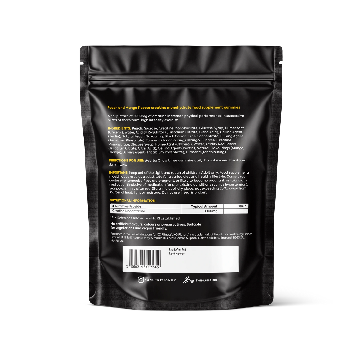 Creatine Gummies - 60 Count