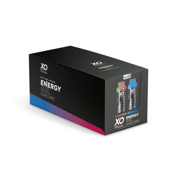 Energy Gels - 24 Pack - Strawberry Lime & Blue Raspberry – XO Fitness