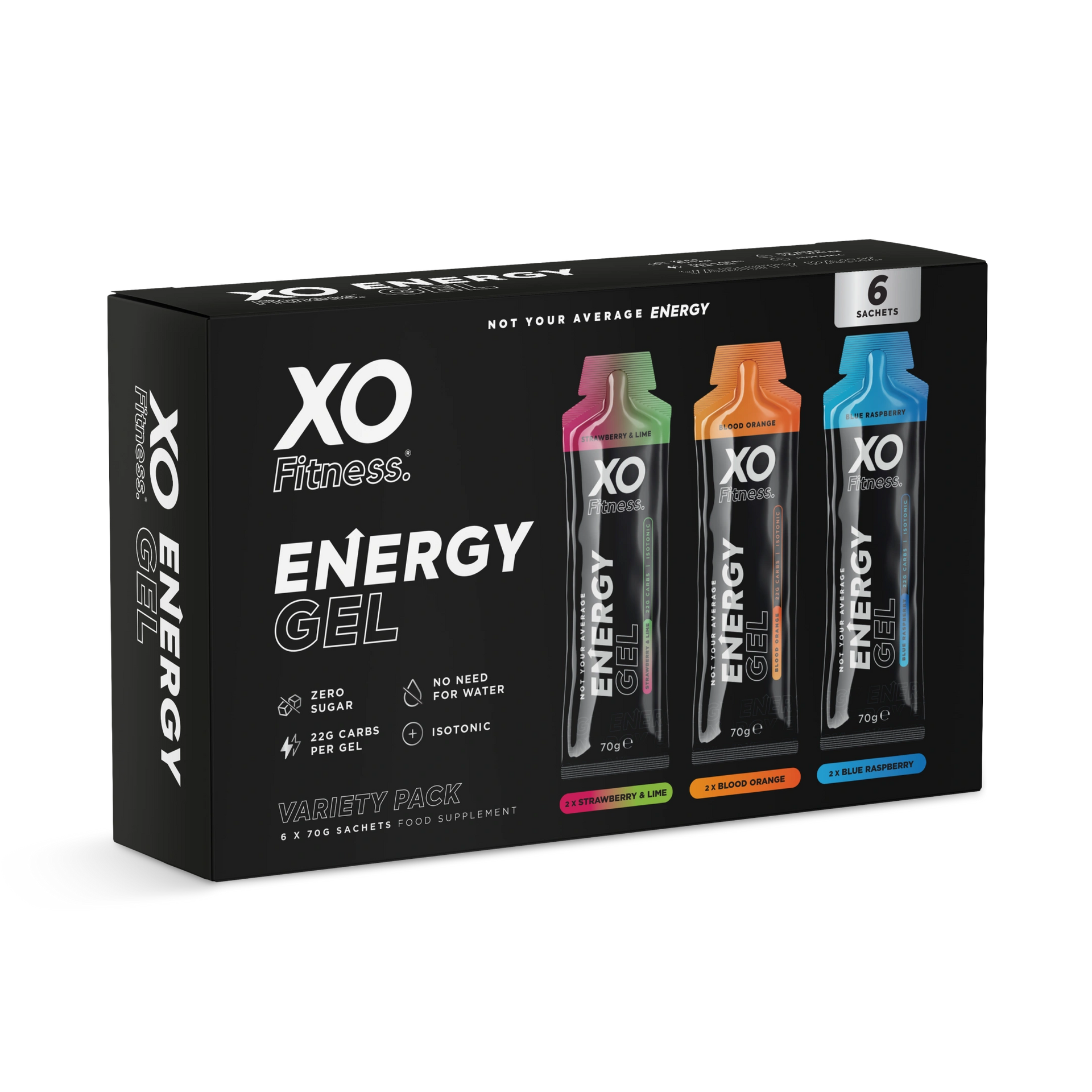 Energy Gels - 18 Count - Variety Pack – XO Fitness